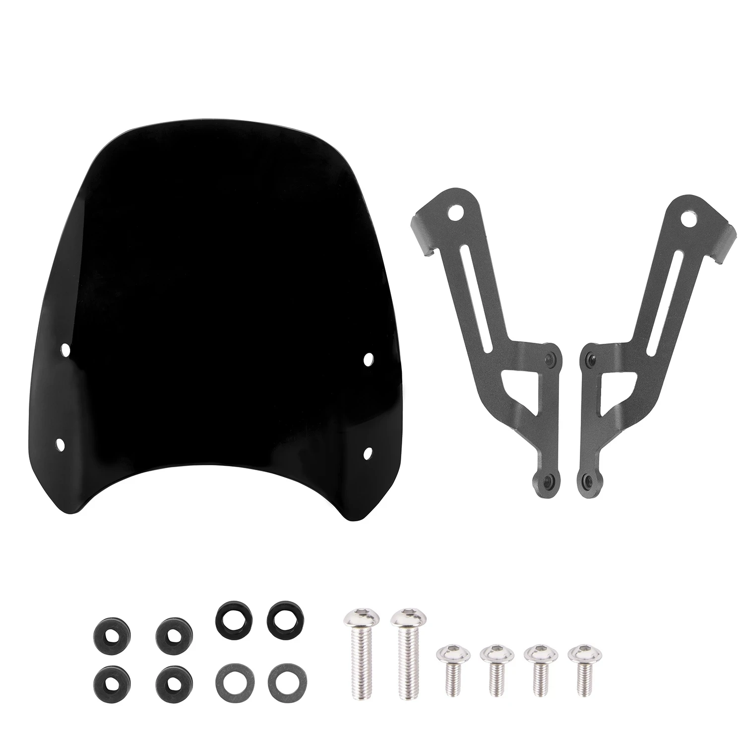 Motorcycle Windshield Windshield Wind Deflector Fairing for Triumph Speed Twin 1200 2019-2020,Black
Motorcycle Windshield Windshield Wind Deflector Fairing for Triumph Speed Twin 1200 2019-2020,Black