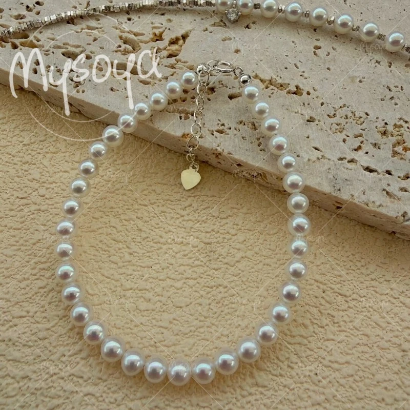 MYSOYA 4-5mm White Freshwater Pearl Bracelet, with Gift Box, for Her/ Him, Birthday, Wedding, Anniversary, Mother's Day A0129
MYSOYA 4-5mm White Freshwater Pearl Bracelet, with Gift Box, for Her/ Him, Birthday, Wedding, Anniversary, Mother's Day A0129