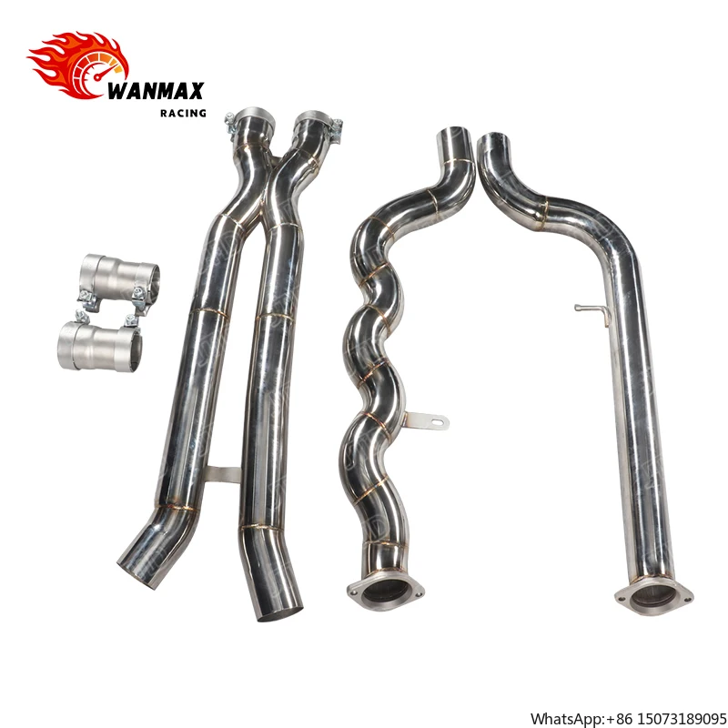 Mid Pipes for S58 G80 G82 G87 M3 M4 M2 3.0T X Pipe Shape Equal Length Midpipe
Mid Pipes for S58 G80 G82 G87 M3 M4 M2 3.0T X Pipe Shape Equal Length Midpipe