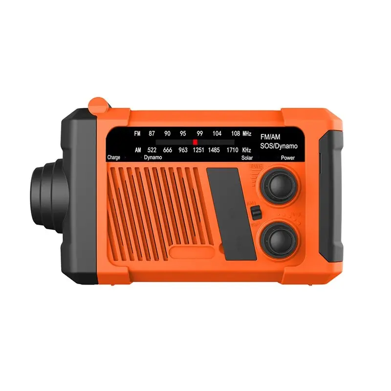 Solar Powered Emergency Radio Outdoor Camping Hand Crank Dynamo FM/AM 1800 Mah SOS Power Bank Phone
Solar Powered Emergency Radio Outdoor Camping Hand Crank Dynamo FM/AM 1800 Mah SOS Power Bank Phone