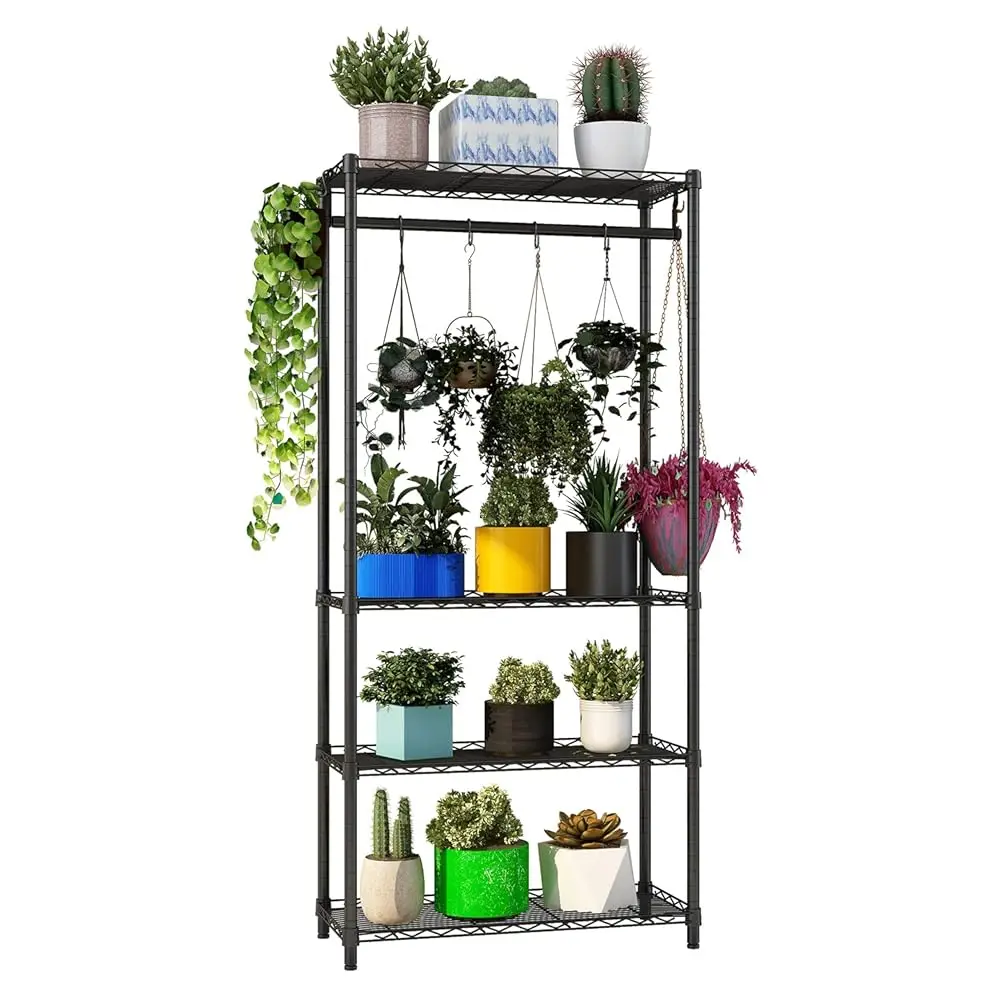 4-Tier Plant Shelf For Indoor Plants Outdoor, Large Multiple Flower Pot Holder Rack,Hanging Plant Stand Adjustable Plant Stand
4-Tier Plant Shelf For Indoor Plants Outdoor, Large Multiple Flower Pot Holder Rack,Hanging Plant Stand Adjustable Plant Stand