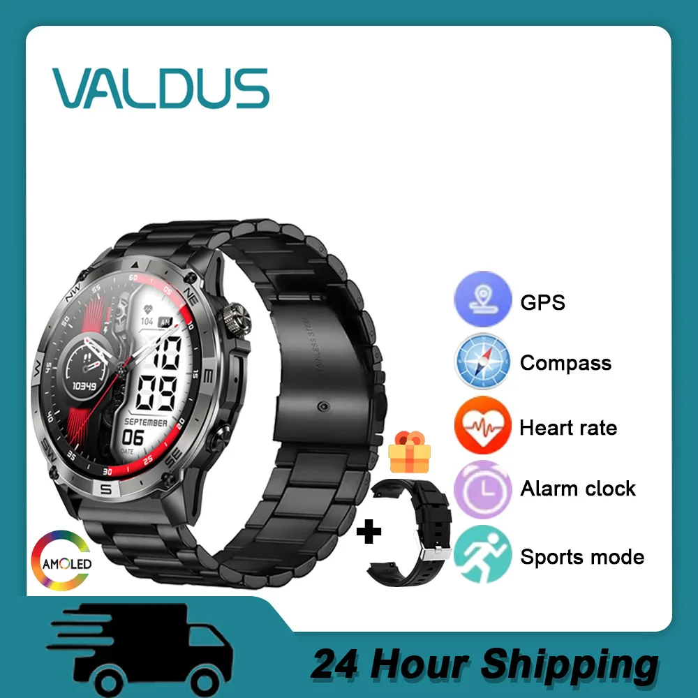 VALDUS 2025 Новые Смарт-часы VG40 Pro для мужчин и женщин, GPS, водонепроницаемый компас, Bluetooth-вызов, пульсометр, AMOLED, умные часы для спорта на открытом воздухе
VALDUS 2025 Новые Смарт-часы VG40 Pro для мужчин и женщин, GPS, водонепроницаемый компас, Bluetooth-вызов, пульсометр, AMOLED, умные часы для спорта на открытом воздухе