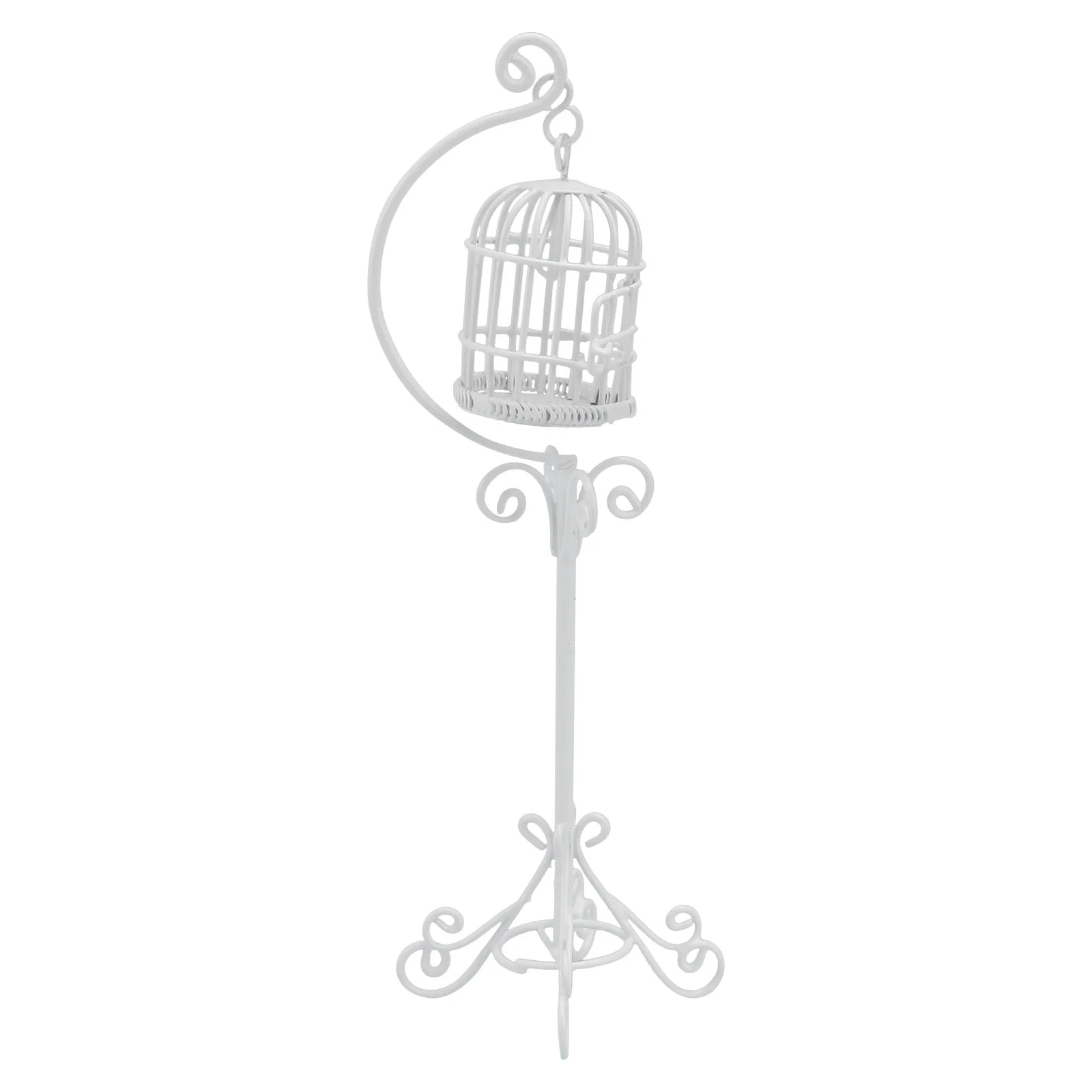 Bird Cage Miniature Metal Birdcage Bracket Outdoor Scene Model House Ornament Decor White with
Bird Cage Miniature Metal Birdcage Bracket Outdoor Scene Model House Ornament Decor White with