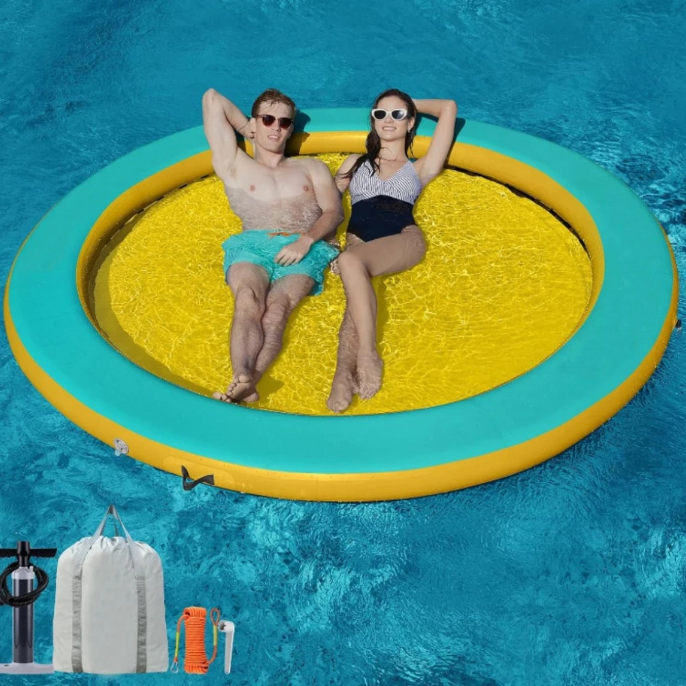 Inflatable Sea Float Mat Recreational Floating Board For Water Play Inflatable Floating Platform Heavy Duty Material New
Inflatable Sea Float Mat Recreational Floating Board For Water Play Inflatable Floating Platform Heavy Duty Material New
