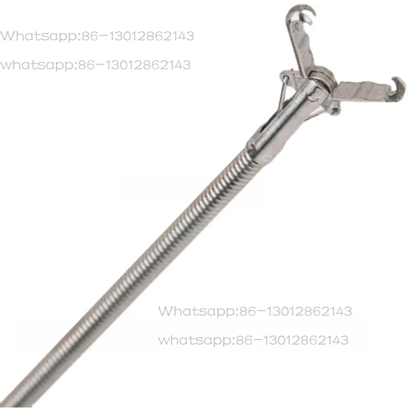 Bronchogastroscopy foreign body forceps, endoscopic forceps, mesh pocket, V-shaped crocodile teeth, three claw shaped removal
Bronchogastroscopy foreign body forceps, endoscopic forceps, mesh pocket, V-shaped crocodile teeth, three claw shaped removal