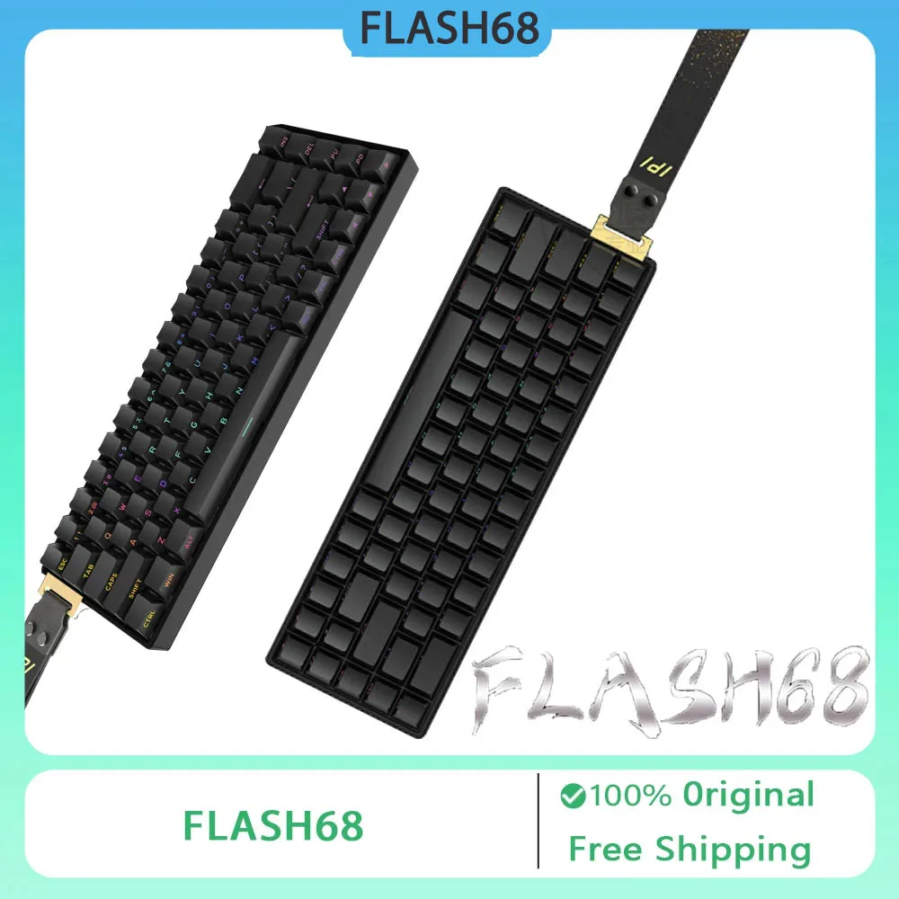 IPI FLASH68 HE с эффектом Холла, индивидуальный магнитный переключатель, игровая клавиатура, E-Sport, 8 кГц, динамические переключатели из алюминиевого сплава RGB, 0,01 мм RT
IPI FLASH68 HE с эффектом Холла, индивидуальный магнитный переключатель, игровая клавиатура, E-Sport, 8 кГц, динамические переключатели из алюминиевого сплава RGB, 0,01 мм RT