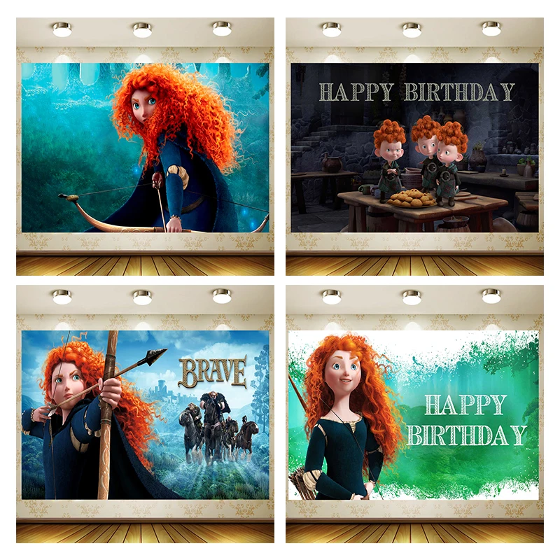 Brave Backdrop Children Birthday Supplies Girl Princess Party Banner Kid Cartoon Decoration Background Photography
Brave Backdrop Children Birthday Supplies Girl Princess Party Banner Kid Cartoon Decoration Background Photography