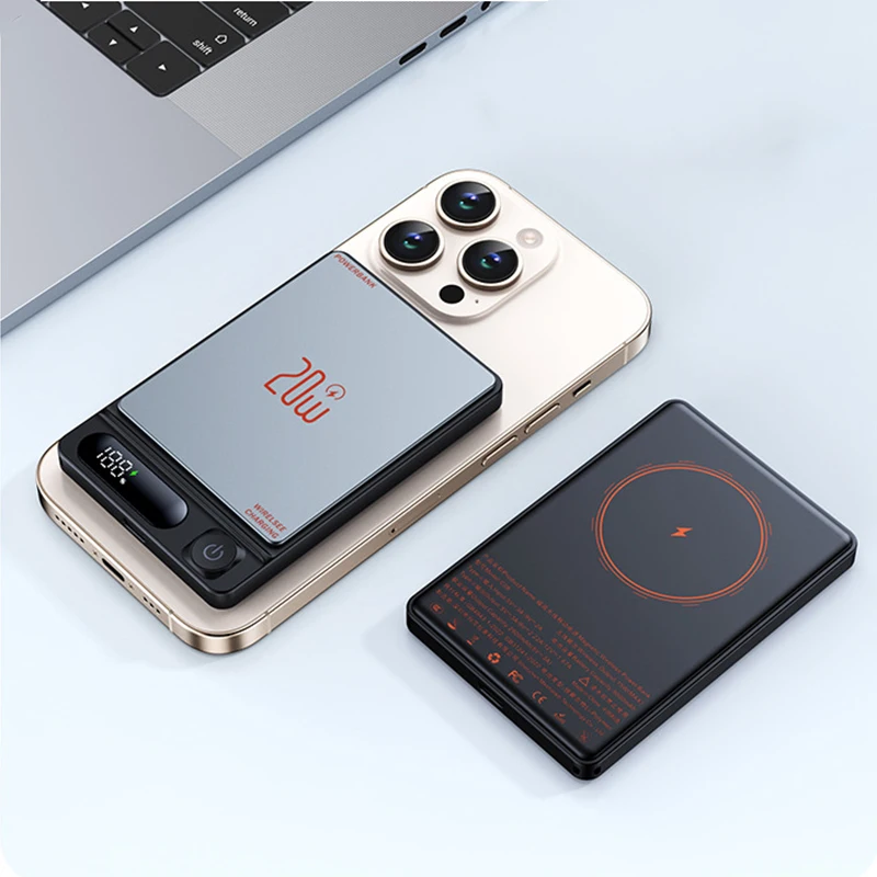 CCC certified Magnetic Wireless Power Bank 20W USB C Fast Charging Portable External Battery for Magsafe for iPhone 17 16 15 14
CCC certified Magnetic Wireless Power Bank 20W USB C Fast Charging Portable External Battery for Magsafe for iPhone 17 16 15 14