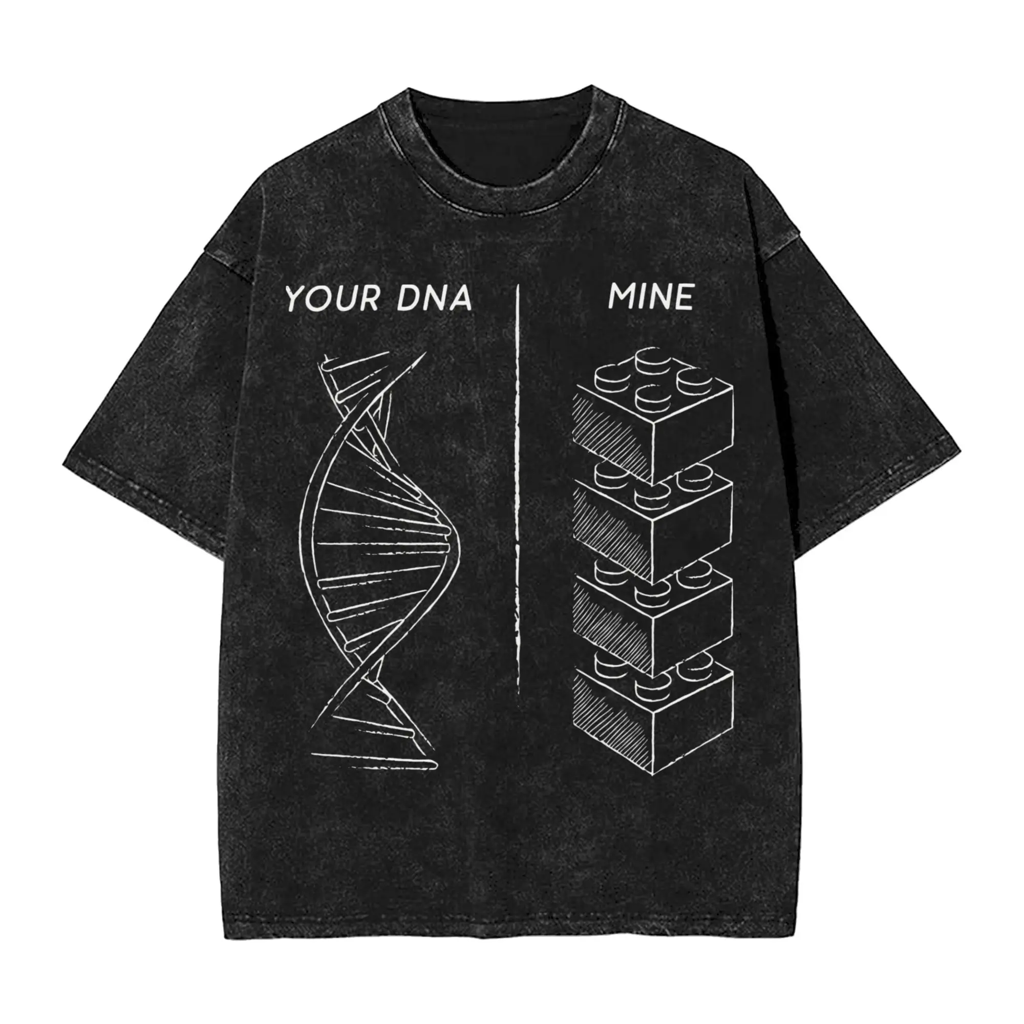 Промытые футболки Brick DNA, уличная одежда, винтажные футболки в стиле хип-хоп, футболки, топы для мужчин и женщин, с коротким рукавом, Harajuku
Промытые футболки Brick DNA, уличная одежда, винтажные футболки в стиле хип-хоп, футболки, топы для мужчин и женщин, с коротким рукавом, Harajuku