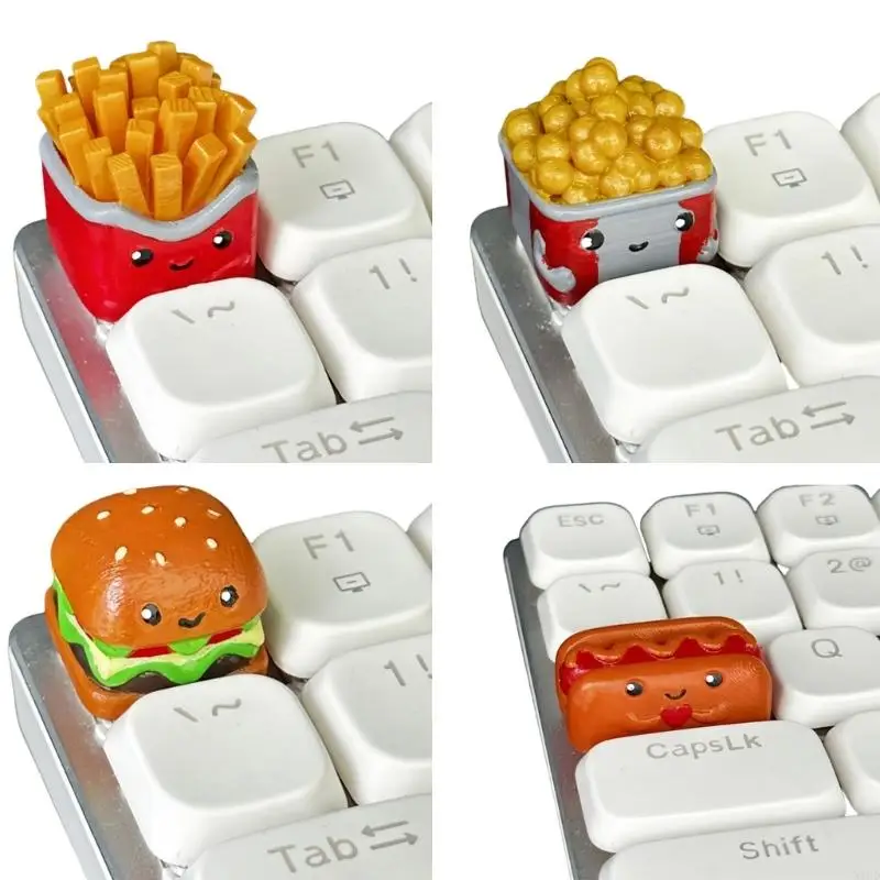 N1HD Resin Keycaps Realistic Burger Fries Hotdog Designs For Mechanical Keyboards Lightweight and Durability 3D Printed
N1HD Resin Keycaps Realistic Burger Fries Hotdog Designs For Mechanical Keyboards Lightweight and Durability 3D Printed