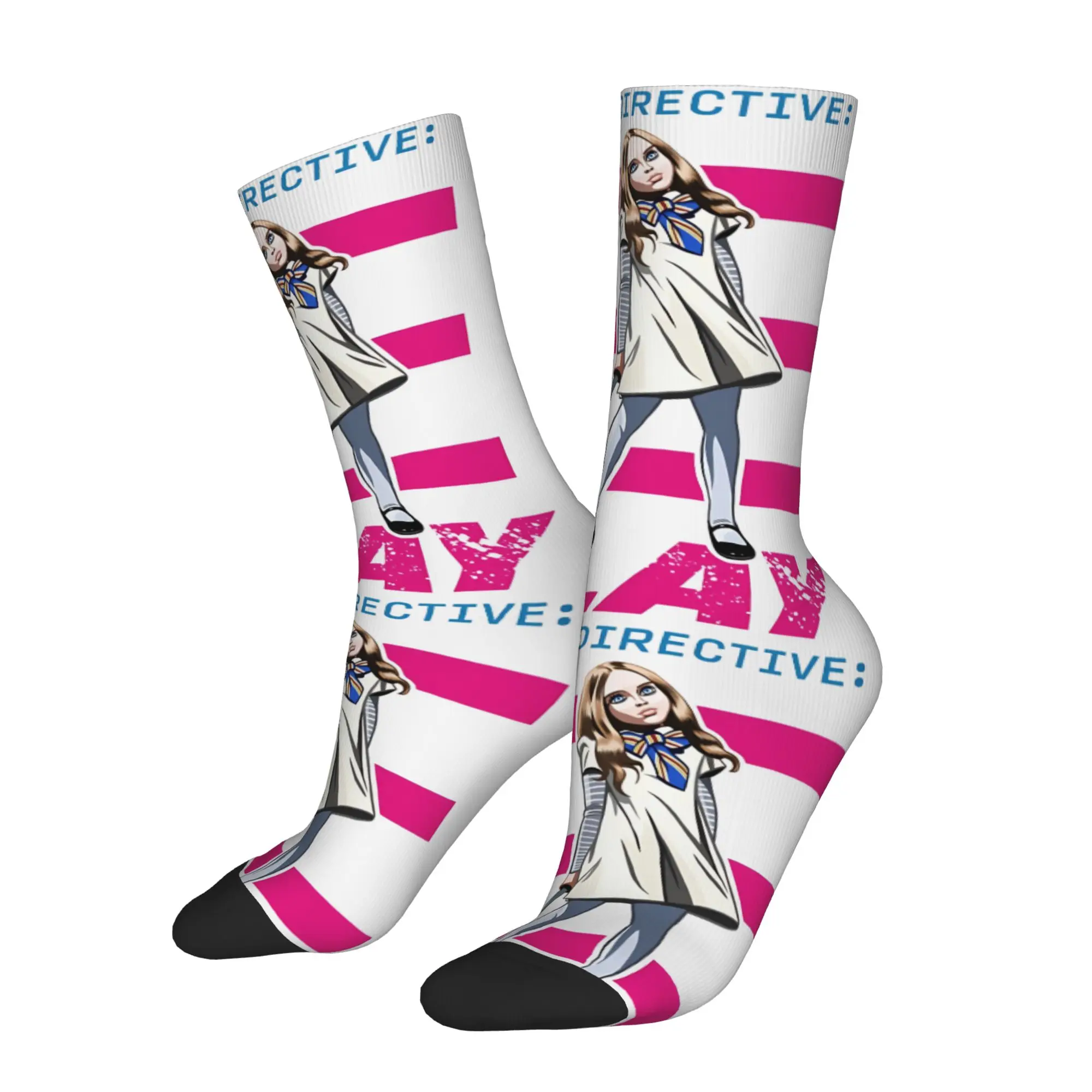 1 Pair Hip Hop Vintage Ultimate Digital Babysitter Crazy Men's Sock M-M3GAN Harajuku Seamless Printed Funny Sock
1 Pair Hip Hop Vintage Ultimate Digital Babysitter Crazy Men's Sock M-M3GAN Harajuku Seamless Printed Funny Sock