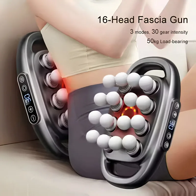 Portable 16-head Professional Massage Device For Head And Neck Handheld Deep Tissue Percussion Therapy For Muscle Pain Relief
Portable 16-head Professional Massage Device For Head And Neck Handheld Deep Tissue Percussion Therapy For Muscle Pain Relief