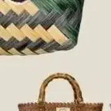 Retro Striped Dachshund Dog Woven Bag Trendy Cute Handbag Large Capacity Tote Bag Fashion Bamboo Handle Vegetable Basket Bag 
Retro Striped Dachshund Dog Woven Bag Trendy Cute Handbag Large Capacity Tote Bag Fashion Bamboo Handle Vegetable Basket Bag