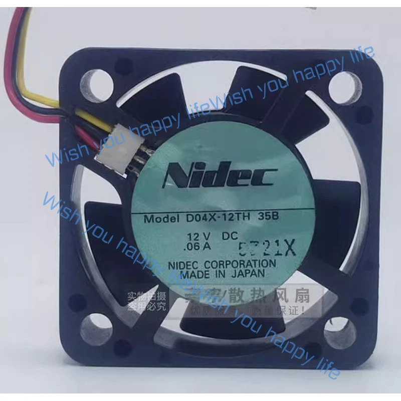 L... for Nidec D04X-12TH-35B 4010 DC12V 0.06A 3-Wire Silent Cooling Fan
L... for Nidec D04X-12TH-35B 4010 DC12V 0.06A 3-Wire Silent Cooling Fan