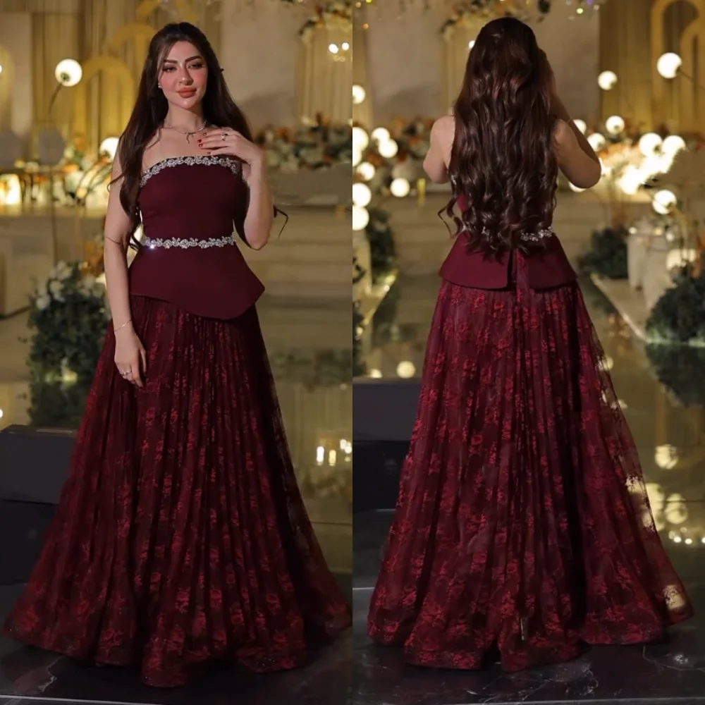 Customized Formal Evening Dress Charming Strapless A-line Long Dresses Bespoke Occasion Prom Elegant Party Wedding Glitter
Customized Formal Evening Dress Charming Strapless A-line Long Dresses Bespoke Occasion Prom Elegant Party Wedding Glitter