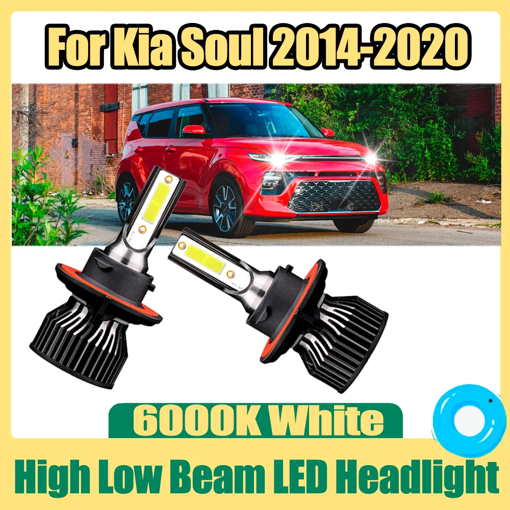 2PCS Plug and Play H13 Turbo Auto Lamps 20000LM 120W LED Headlight Bulbs 6000K Super White Car Lights 12V For Kia Soul 2014-2020
2PCS Plug and Play H13 Turbo Auto Lamps 20000LM 120W LED Headlight Bulbs 6000K Super White Car Lights 12V For Kia Soul 2014-2020