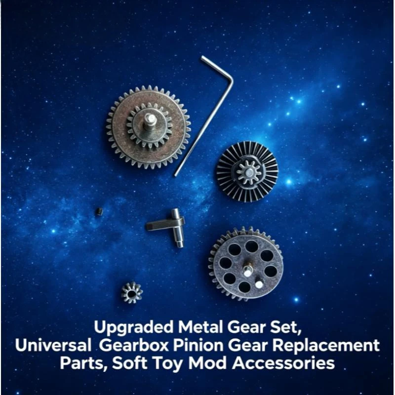 High Hardness Metal Gear Group, Common Gearbox Pinion Gear Repair Parts, Play Toy Upgrade Fittings
High Hardness Metal Gear Group, Common Gearbox Pinion Gear Repair Parts, Play Toy Upgrade Fittings