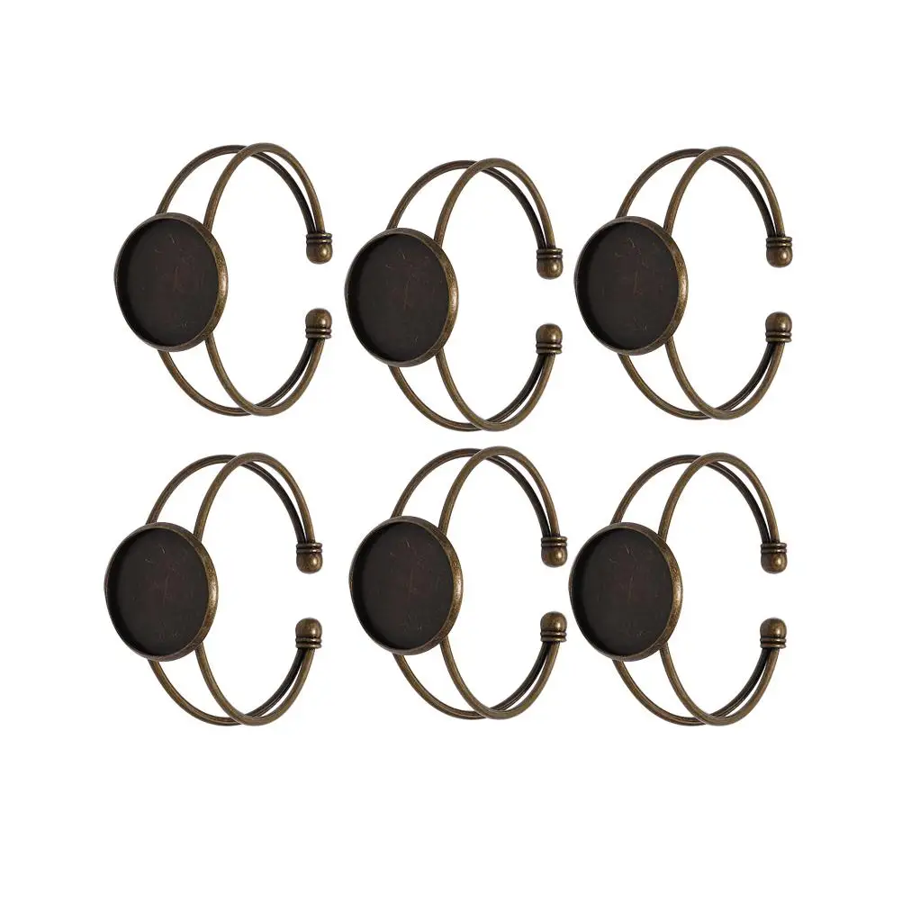 6 Pcs Bracelet Bottom Holder Copper Bezel Plate Blank Vintage Jewelry Making Strong Metal Durable Diy Pendant Gifts
6 Pcs Bracelet Bottom Holder Copper Bezel Plate Blank Vintage Jewelry Making Strong Metal Durable Diy Pendant Gifts