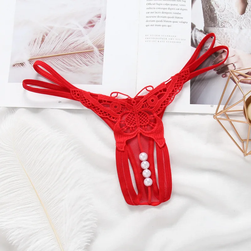 3PCS Women Sexy G String Butterfly with Pearls Tangas Sexy Underwear Thongs Ladies Lace Lingerie Sexy Transparent Panties
3PCS Women Sexy G String Butterfly with Pearls Tangas Sexy Underwear Thongs Ladies Lace Lingerie Sexy Transparent Panties