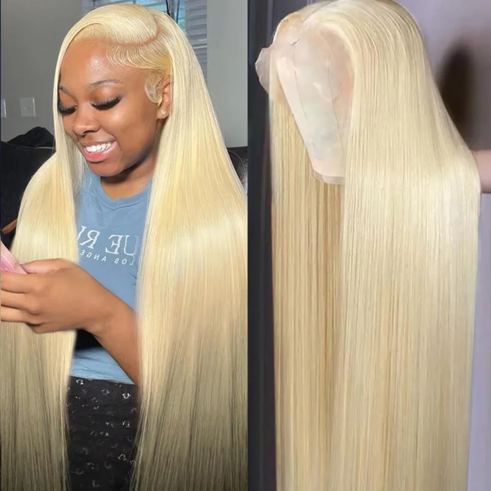 44 Inches 613 Honey Blonde Straight Human Hair Wig 613 Colored 13x6 HD Lace Frontal Human Hair Wig 200 Density Wigs For Women
44 Inches 613 Honey Blonde Straight Human Hair Wig 613 Colored 13x6 HD Lace Frontal Human Hair Wig 200 Density Wigs For Women