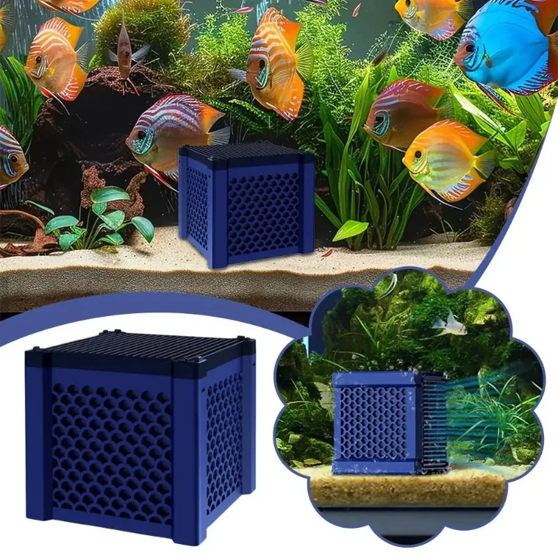 Magic Box Aquarium Water Purifier Cube Filter Honeycomb Structure Activated Charcoal Fish Tank Water Purifier for Fish Tank Pond
Magic Box Aquarium Water Purifier Cube Filter Honeycomb Structure Activated Charcoal Fish Tank Water Purifier for Fish Tank Pond