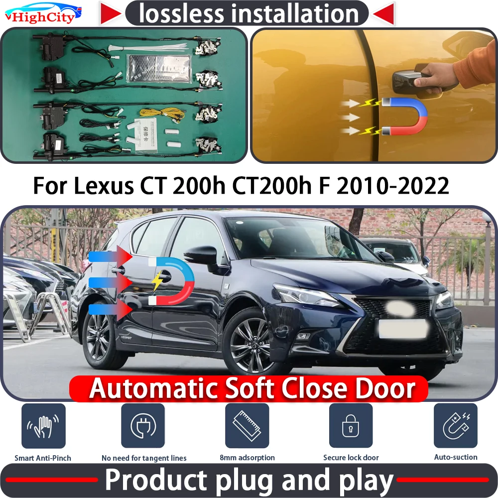 HighCity Electric Closing Door Lock Actuator for Lexus CT 200h CT200h F 2010-2022 Soft Close Power Latch System Auto Pull Door
HighCity Electric Closing Door Lock Actuator for Lexus CT 200h CT200h F 2010-2022 Soft Close Power Latch System Auto Pull Door