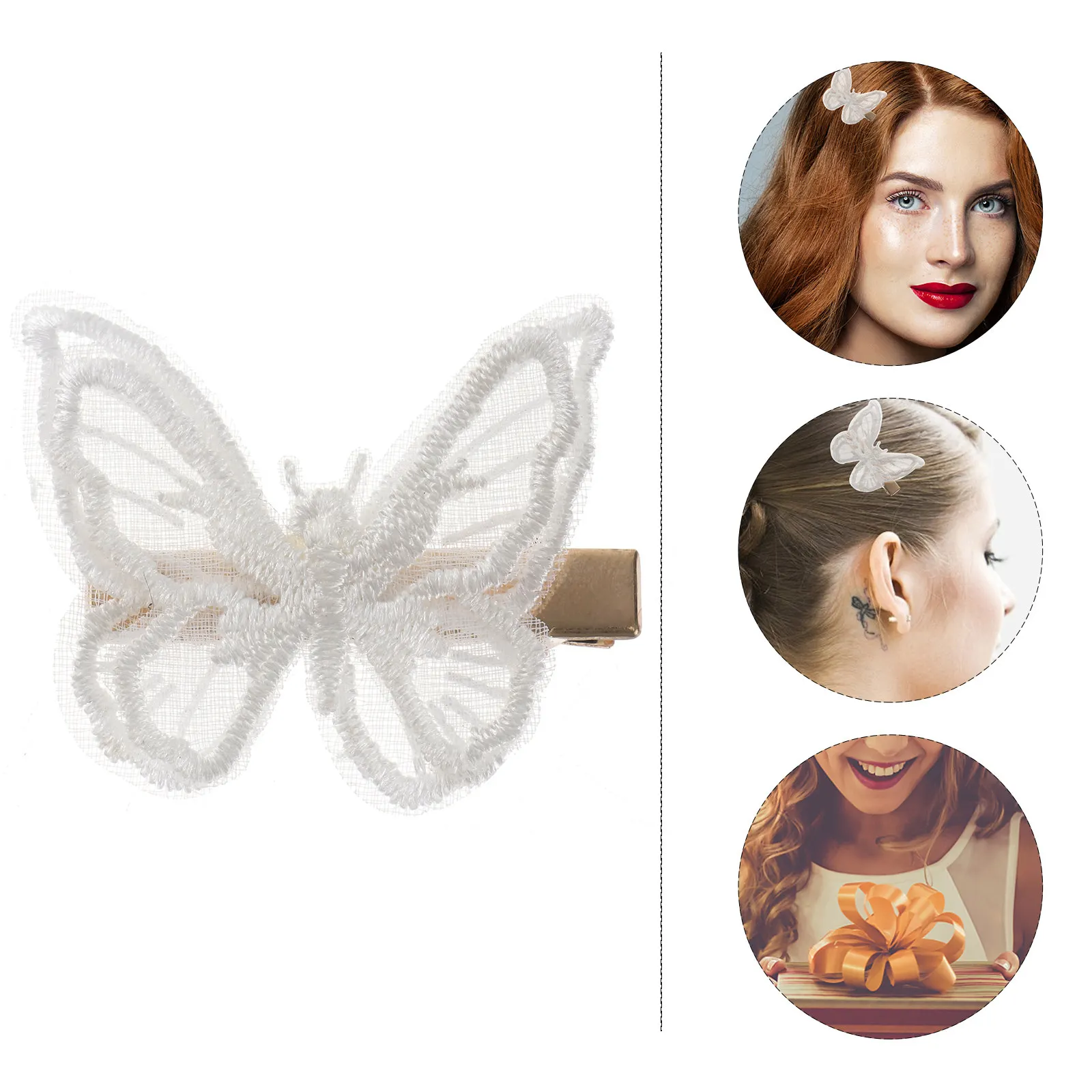 10Pcs Butterfly Hair Clips White Lace Metal Pearl Rhinestone Hairpins Elegant Women Girls Hair Accessories Delicate Headwear
10Pcs Butterfly Hair Clips White Lace Metal Pearl Rhinestone Hairpins Elegant Women Girls Hair Accessories Delicate Headwear