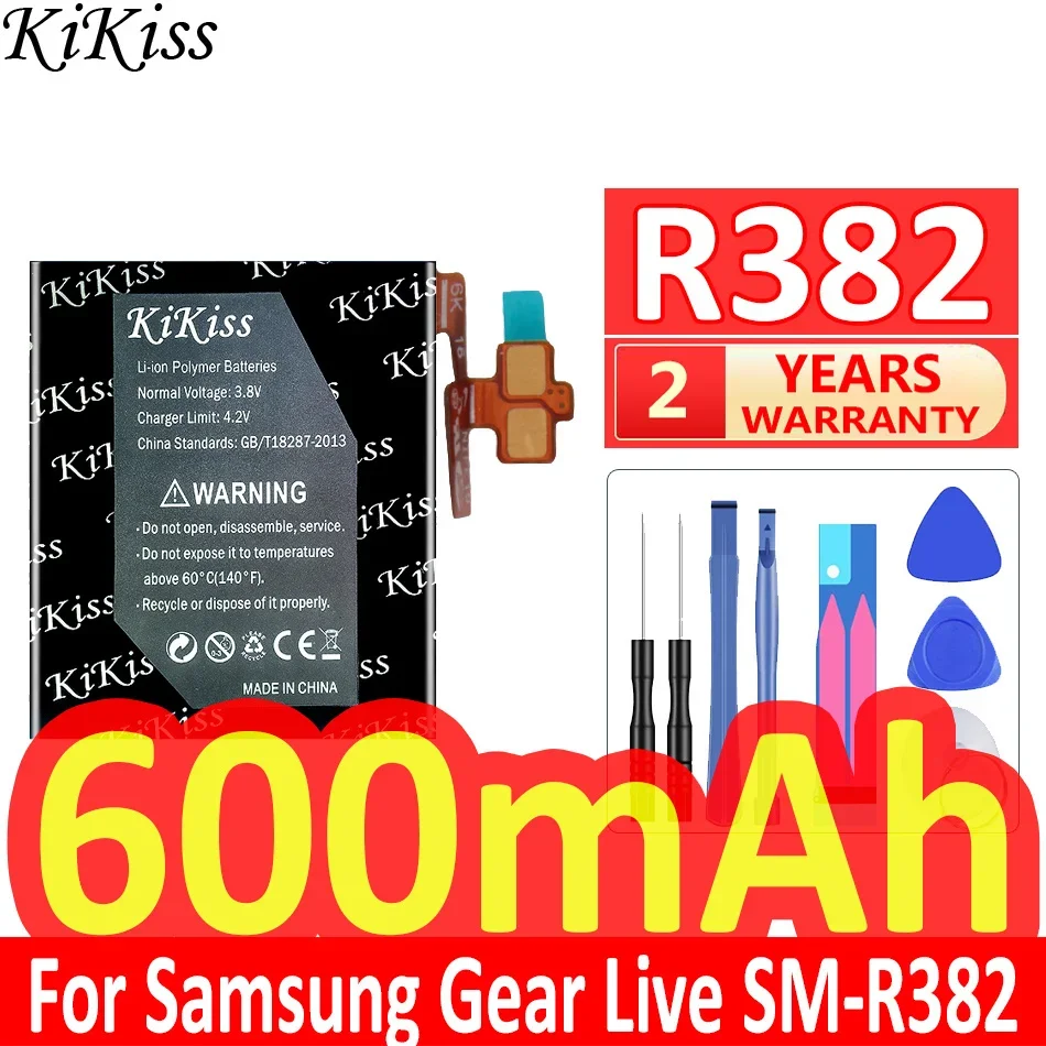 600mAh For Samsung Gear Live SM-R382 R382 EB-BR382ABE Watch Battery High Performance
600mAh For Samsung Gear Live SM-R382 R382 EB-BR382ABE Watch Battery High Performance