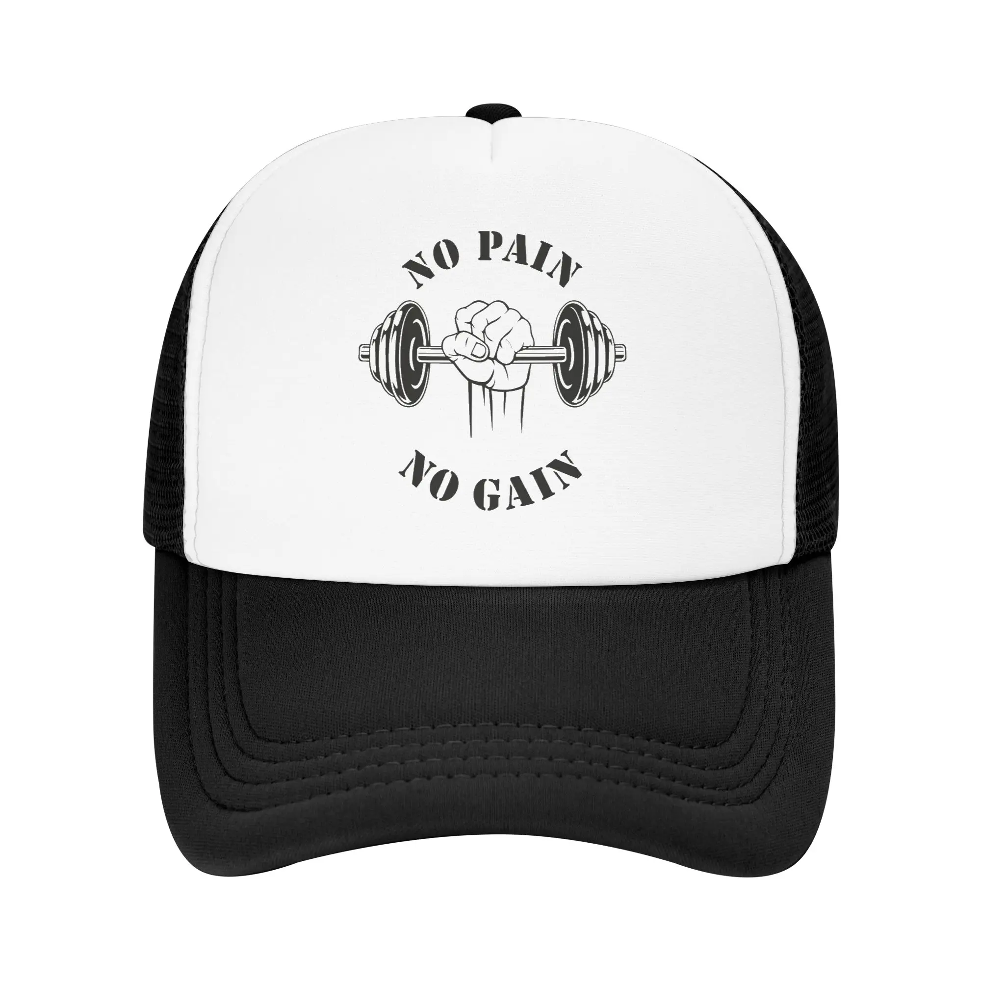 No Pain No Gain Baseball Cap for Men Personalized Breathable Bodybuilding Fitness Gym Trucker Hat Streetwear Snapback Dad Hats
No Pain No Gain Baseball Cap for Men Personalized Breathable Bodybuilding Fitness Gym Trucker Hat Streetwear Snapback Dad Hats