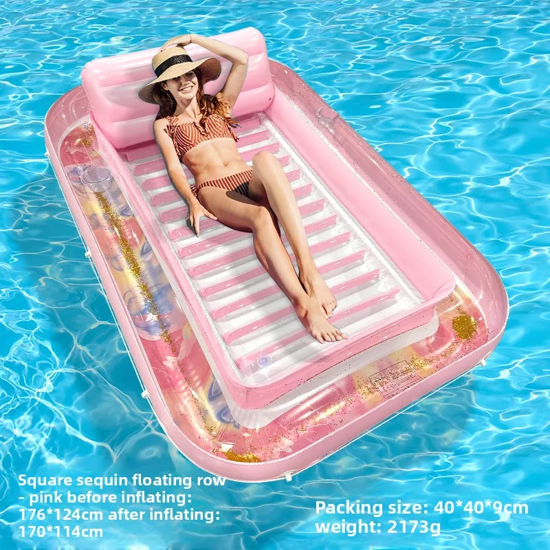 Large Thickened Inflatable Pool Float Water Floating Bed Sunbathing Tanning Lounge for Swimming Pool Entertainment
Large Thickened Inflatable Pool Float Water Floating Bed Sunbathing Tanning Lounge for Swimming Pool Entertainment