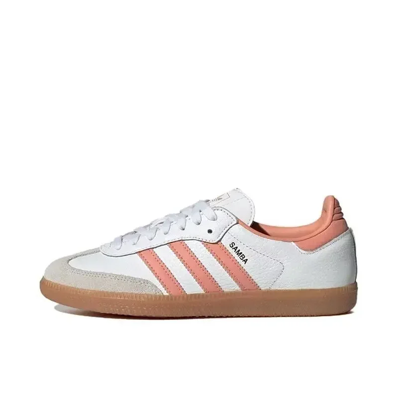 Adidas Originals Samba OG Leather Casual Versatile Low Board Shoes for Women White Pink IG5932
Adidas Originals Samba OG Leather Casual Versatile Low Board Shoes for Women White Pink IG5932