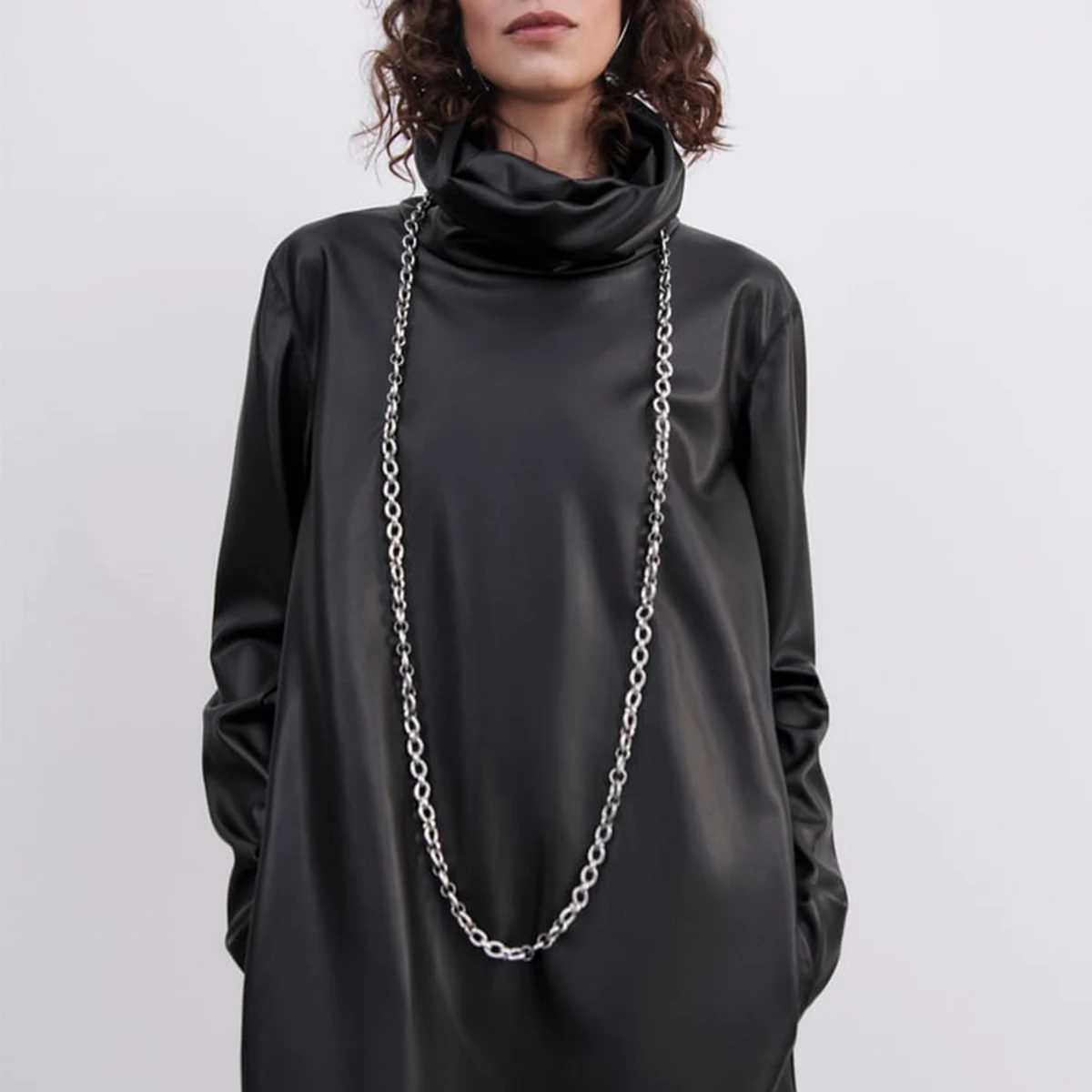 2024 New ZAA Long Metal Chains Necklace for Women Punk Rock Jewelry Statement Neck Accessories
2024 New ZAA Long Metal Chains Necklace for Women Punk Rock Jewelry Statement Neck Accessories