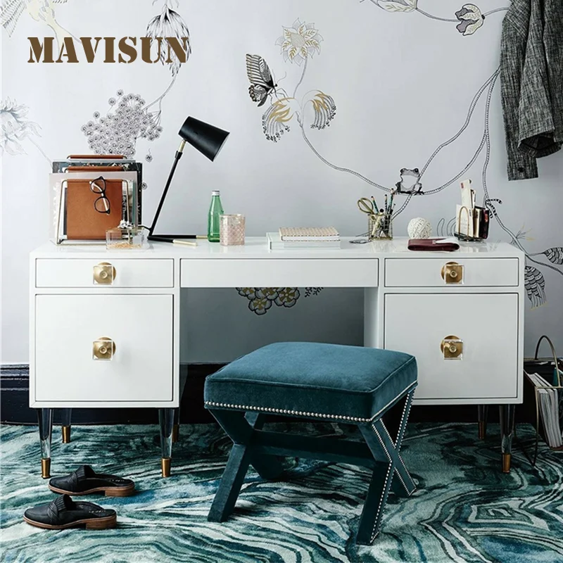 Solid Wood Modern Simple White Makeup Table Designer Dresser Desk Small Bedroom Furniture Vanity Dressing Storage
Solid Wood Modern Simple White Makeup Table Designer Dresser Desk Small Bedroom Furniture Vanity Dressing Storage