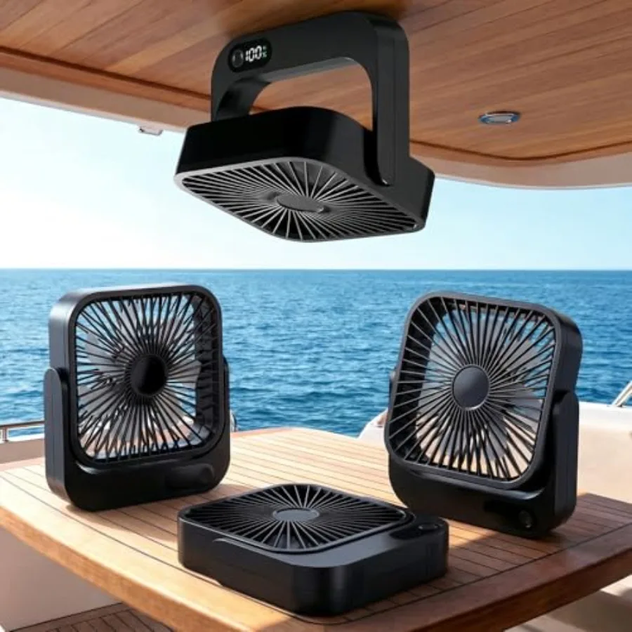 4 Pack Magnetic Cruise Fans 5000mah Battery Operated Portable Fan with 5 Speeds, Magnetically Sticks on Cabin Ceilings and Wall
4 Pack Magnetic Cruise Fans 5000mah Battery Operated Portable Fan with 5 Speeds, Magnetically Sticks on Cabin Ceilings and Wall