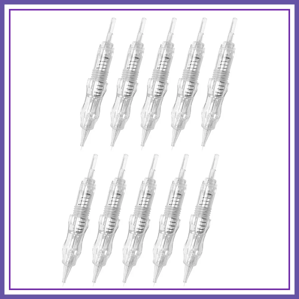 10PCS Sterilized Permanent Makeup Cartridge Needles, Screw Thread Tattoo Needle for Eyebrow Eyeliner Lip Contour (5RL-0.25MM)
10PCS Sterilized Permanent Makeup Cartridge Needles, Screw Thread Tattoo Needle for Eyebrow Eyeliner Lip Contour (5RL-0.25MM)
