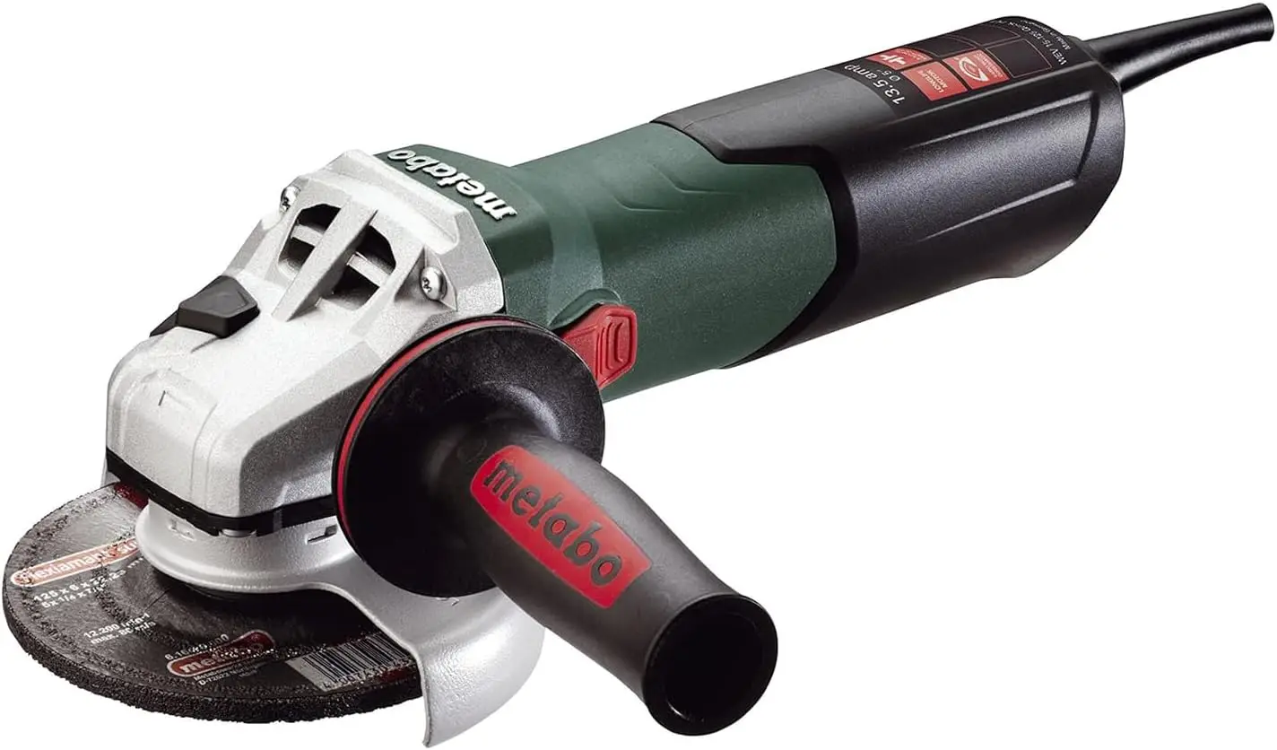 4.5/5-inch Angle Grinder with 13.5 Amp Motor, 2800-9600 RPM, Electronic Variable Speed and Safety Clutch
4.5/5-inch Angle Grinder with 13.5 Amp Motor, 2800-9600 RPM, Electronic Variable Speed and Safety Clutch