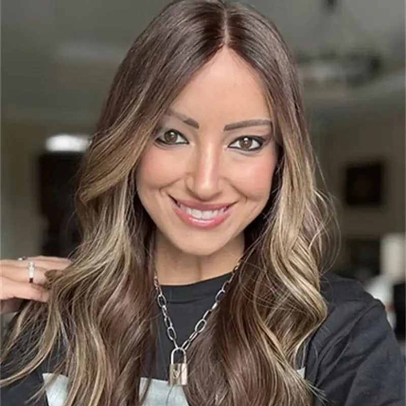 Brown Blonde Highlight Lace Front Wigs Natural Body Wave Synthetic Hair Wig Frontal Lace Wigs Cosplay Daily Use Sale Clearance
Brown Blonde Highlight Lace Front Wigs Natural Body Wave Synthetic Hair Wig Frontal Lace Wigs Cosplay Daily Use Sale Clearance
