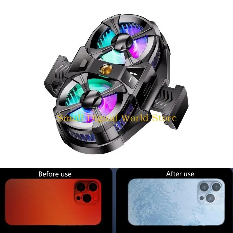 77UB Dual-Fan Radiator 3Gear Adjustable Phone Digital Display Cooler System Heat Sink
77UB Dual-Fan Radiator 3Gear Adjustable Phone Digital Display Cooler System Heat Sink