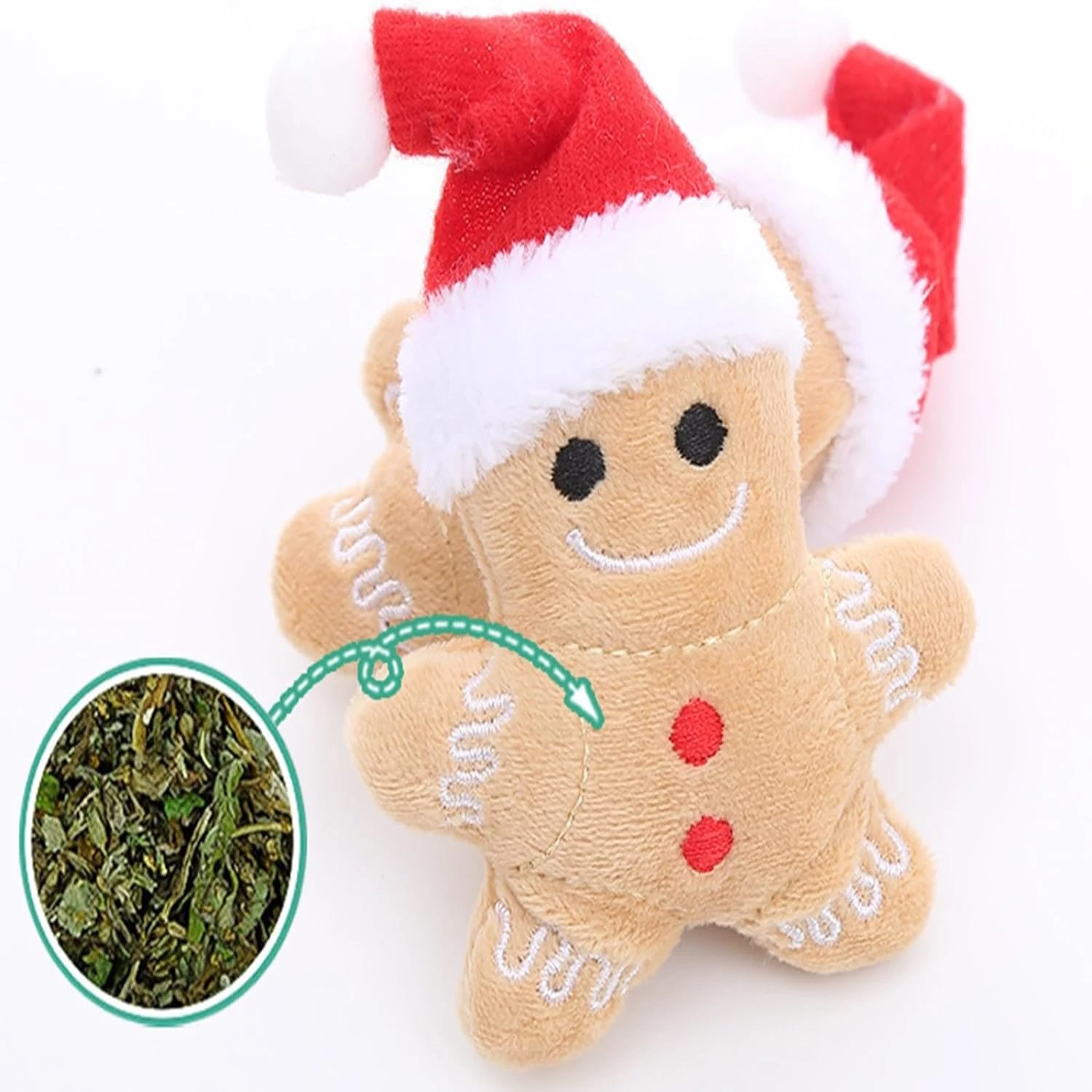Engaging and Entertaining 4-Pack of Interactive Gingerbread Man Catnip Toys - Delightfully Thrilling Toys for Endless Hours of F
Engaging and Entertaining 4-Pack of Interactive Gingerbread Man Catnip Toys - Delightfully Thrilling Toys for Endless Hours of F