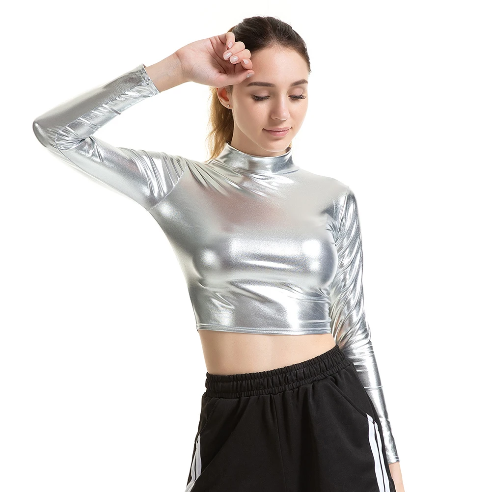 Sexy Silver Women Bustier Long Sleeve Patent Shiny Performance Outfit Clubwear Costume Xl Women Bustier
Sexy Silver Women Bustier Long Sleeve Patent Shiny Performance Outfit Clubwear Costume Xl Women Bustier