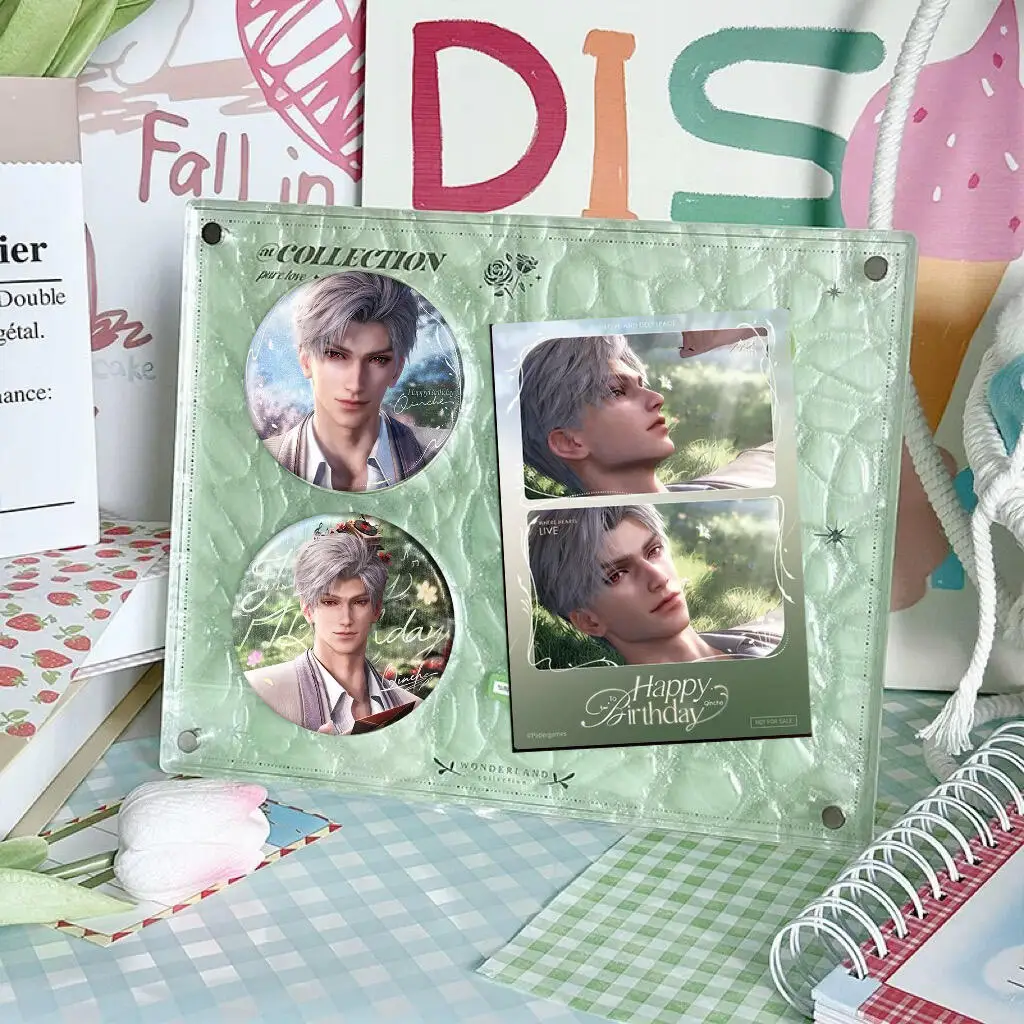Aesthetic Clear Ripple Tile Display Stand Acrylic Multi-Picture Frame for 58mm Badges, Postcards, Polaroids, Desktop Decor Stand
Aesthetic Clear Ripple Tile Display Stand Acrylic Multi-Picture Frame for 58mm Badges, Postcards, Polaroids, Desktop Decor Stand