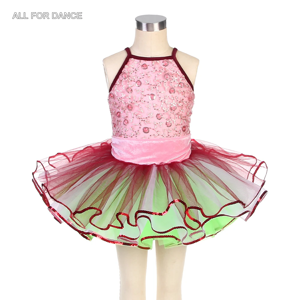 22513 Pink Kids Ballet Tutus Dance Show Costume Sequin Lace and Spandex Bodice with Layers of Red Tutu Skirt Performance Dress
22513 Pink Kids Ballet Tutus Dance Show Costume Sequin Lace and Spandex Bodice with Layers of Red Tutu Skirt Performance Dress