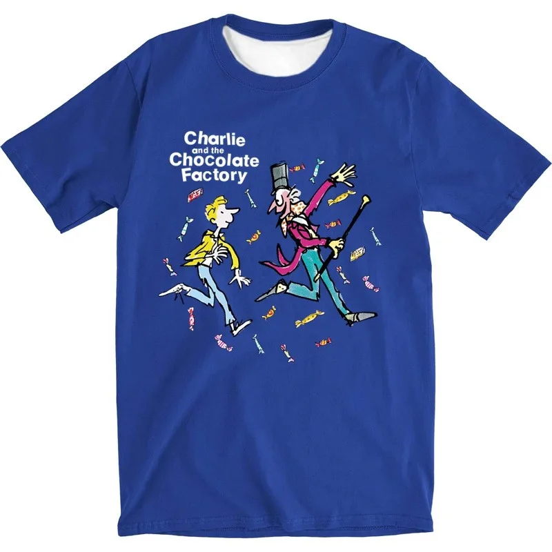 Charlie and Chocolate Factory 3D Printed Loose and Versatile Couple Style Casual Short Sleeved T-shirt Quick Drying Top Trendy
Charlie and Chocolate Factory 3D Printed Loose and Versatile Couple Style Casual Short Sleeved T-shirt Quick Drying Top Trendy