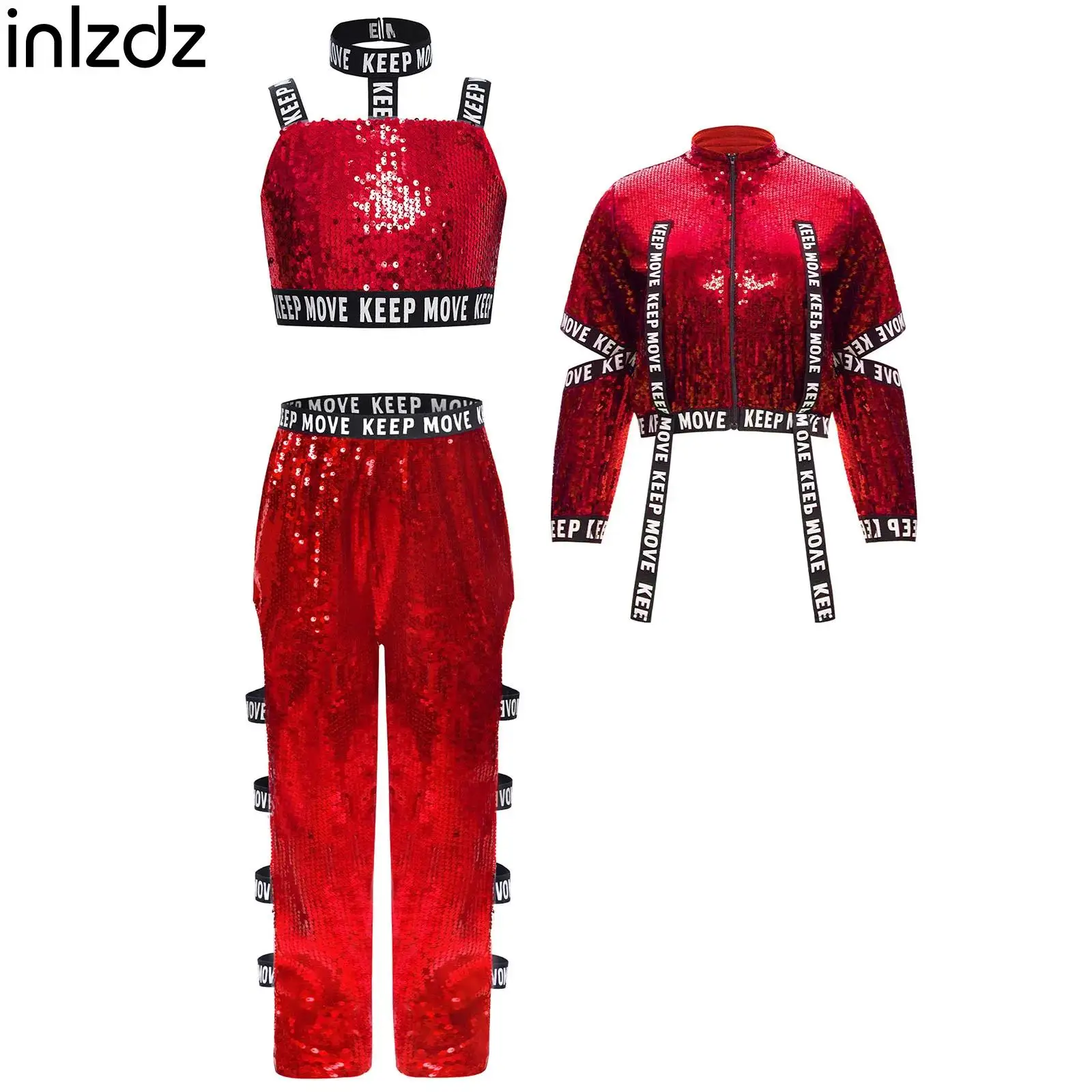 Child Girls Hip-Hop Set Jazz Dance Performance Costume Streetwear Sequin Vest+Long Sleeves Jacket+Pants Suit for Birthday Party
Child Girls Hip-Hop Set Jazz Dance Performance Costume Streetwear Sequin Vest+Long Sleeves Jacket+Pants Suit for Birthday Party