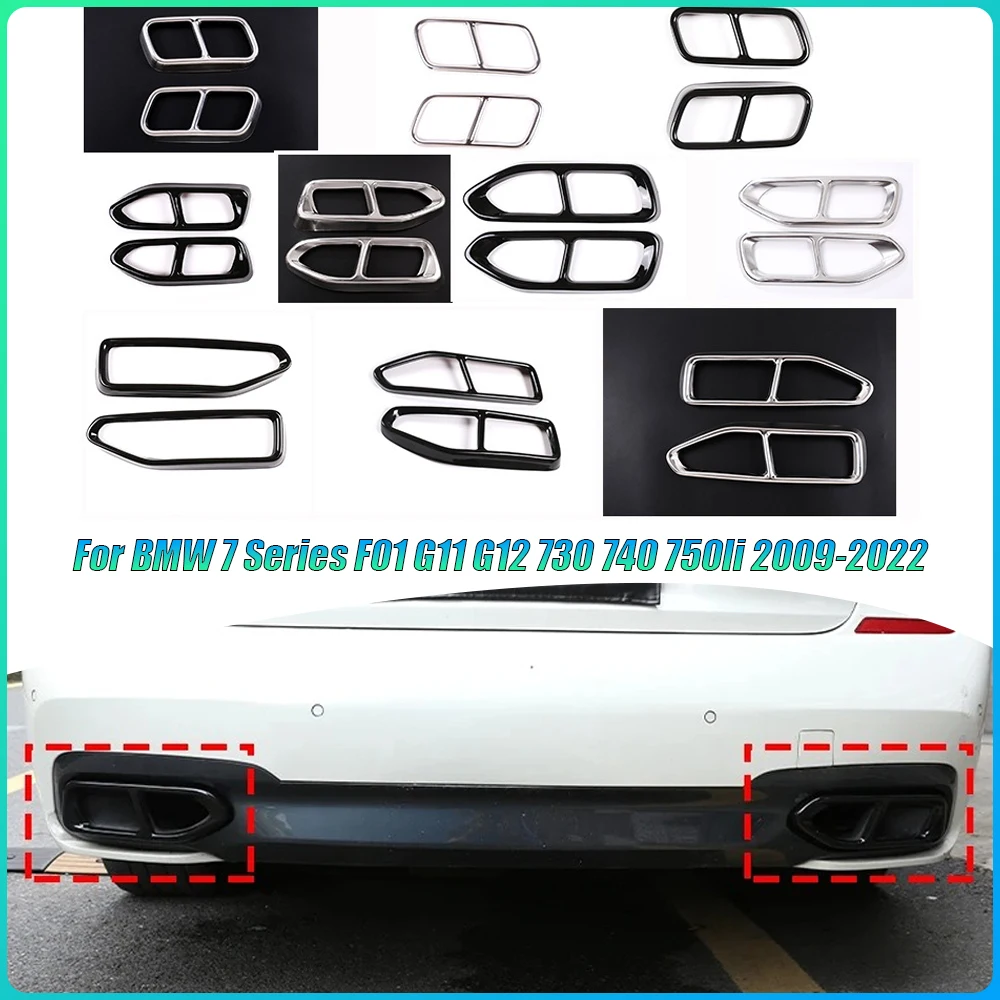 2Pcs Glossy Black Steel Exhaust Muffler Tip Cover Trim for BMW 7 Series F01 G11 G12 730 740 750li 2009-2022 Interior Accessories
2Pcs Glossy Black Steel Exhaust Muffler Tip Cover Trim for BMW 7 Series F01 G11 G12 730 740 750li 2009-2022 Interior Accessories