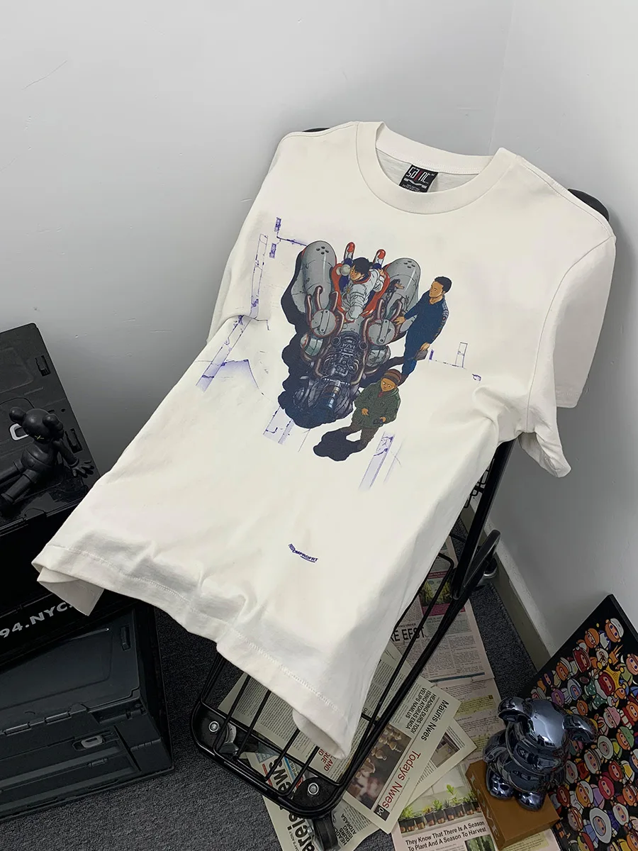 Retro Cotton T-Shirt Couple Matching Loose Short Sleeve round Neck Printed Top Breathable Summer Wear for Couples
Retro Cotton T-Shirt Couple Matching Loose Short Sleeve round Neck Printed Top Breathable Summer Wear for Couples