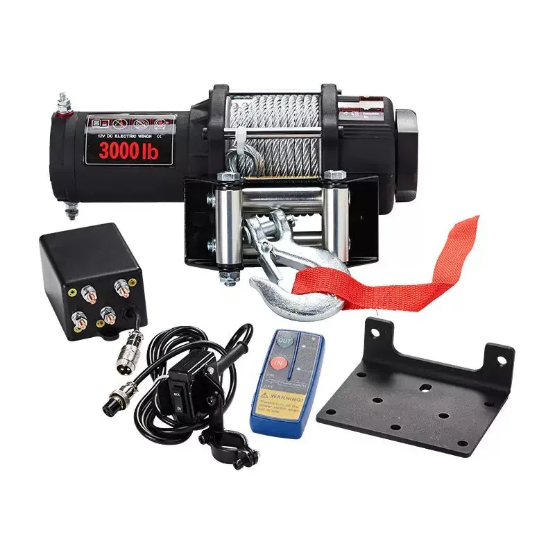 Heavy Duty 24V 3000lb Steel Wire Rope Electric Winch IP67 Remote Control CE Certified 6m Lifting Height for Off-Road Recovery
Heavy Duty 24V 3000lb Steel Wire Rope Electric Winch IP67 Remote Control CE Certified 6m Lifting Height for Off-Road Recovery