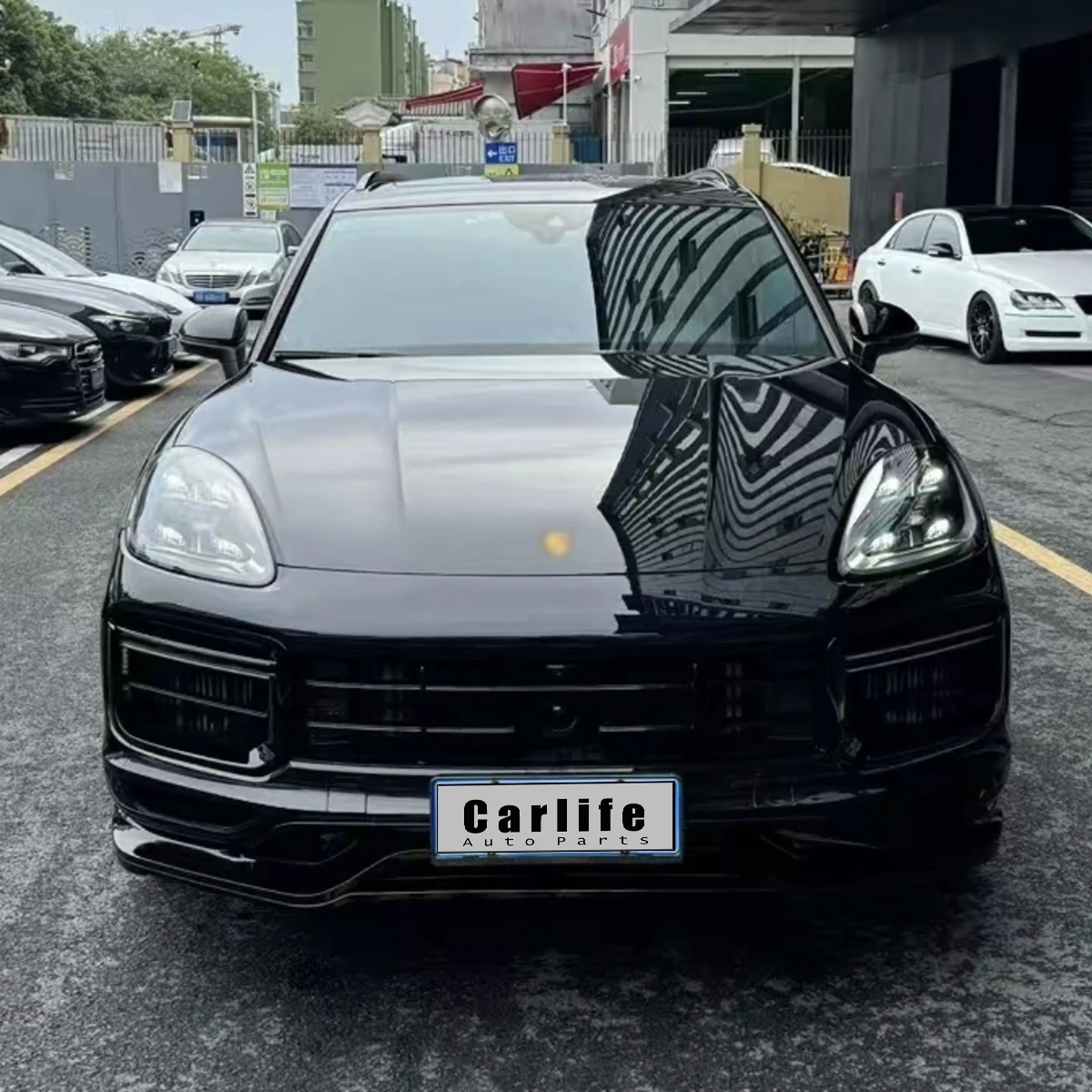 Good Performance and Price Bumpers Body Kit for Cayenne 9Y0.1 2018-2023 Facelift to Turbos Look Like with Tkt Parts.
Good Performance and Price Bumpers Body Kit for Cayenne 9Y0.1 2018-2023 Facelift to Turbos Look Like with Tkt Parts.