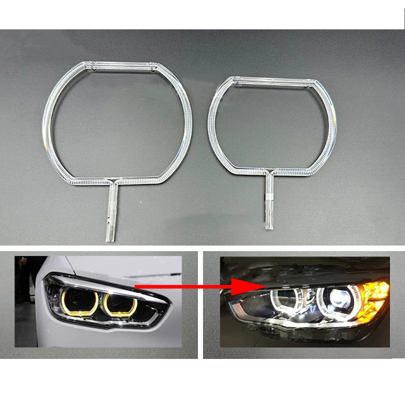 Car DRL Headlight Light Guide Plate Daytime Running Tube Bar Angel Eye for BMW 1 Series F20 2015 2016 2017 2018 2019
Car DRL Headlight Light Guide Plate Daytime Running Tube Bar Angel Eye for BMW 1 Series F20 2015 2016 2017 2018 2019