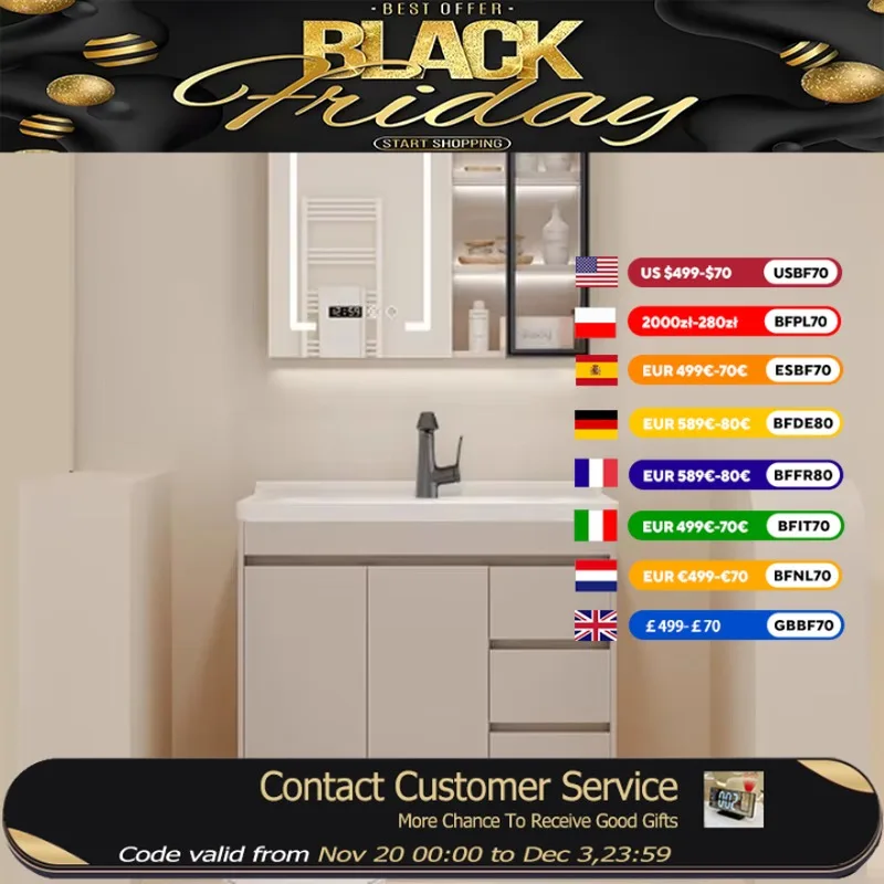 Nordic Shelf Bathroom Cabinet Waterproof European Makeup Storage Bathroom Vanity Mirror Luxury Meuble Salle De Bain Furniture
Nordic Shelf Bathroom Cabinet Waterproof European Makeup Storage Bathroom Vanity Mirror Luxury Meuble Salle De Bain Furniture
